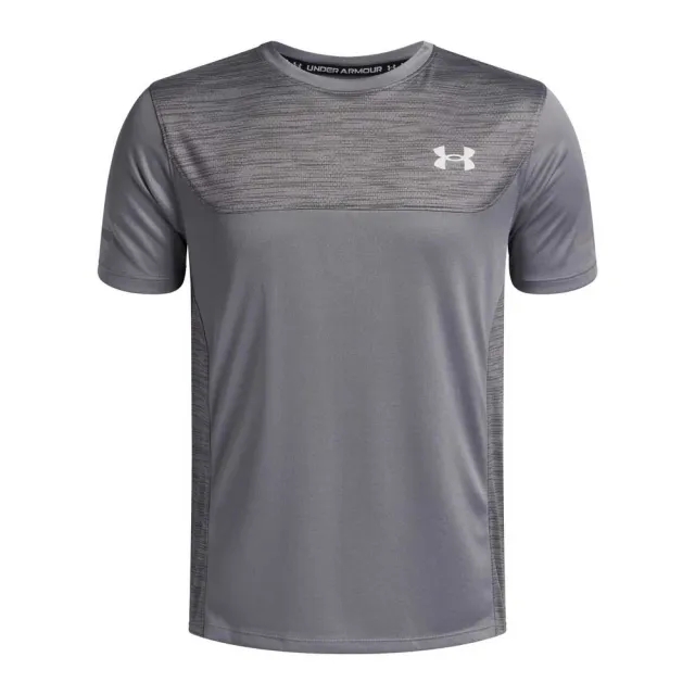 Under Armour  Tech™ Utility Boys' Short Sleeve Steel / White YLG (59 - 63 in)