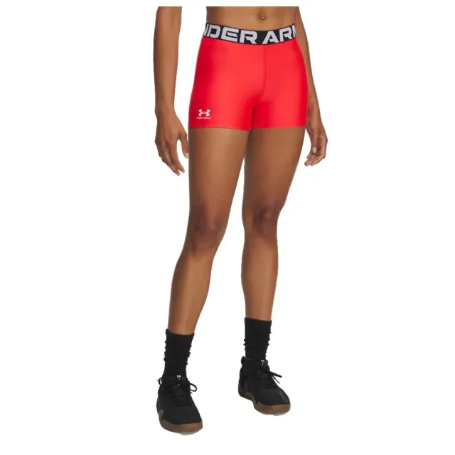 HeatGear® Shorty Women's 3" Shorts Racer Red / White L