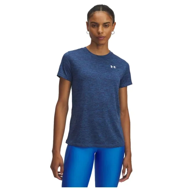 Under Armour  Tech™ Twist Women's Short Sleeve Blue Atlantis / White L