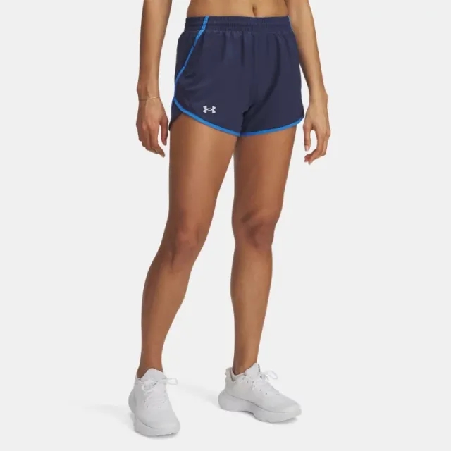Under Armour  Fly-By Women's 3" Shorts Washed Navy / Blue Atlantis / Reflective L