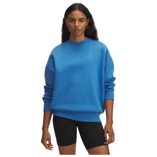 Under Armour  Rival Fleece Women's Oversized Crew Blue Atlantis Light Heather / Blue Atlantis L