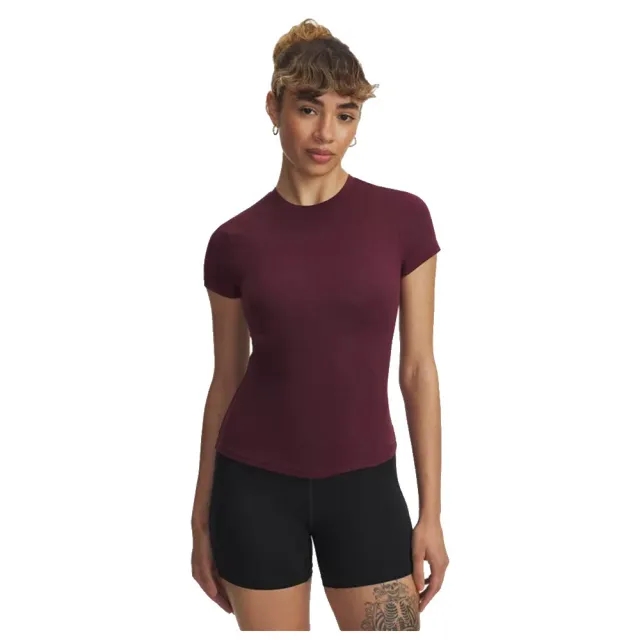 Under Armour  Meridian Core Women's Short Sleeve Dark Maroon / Dark Maroon L