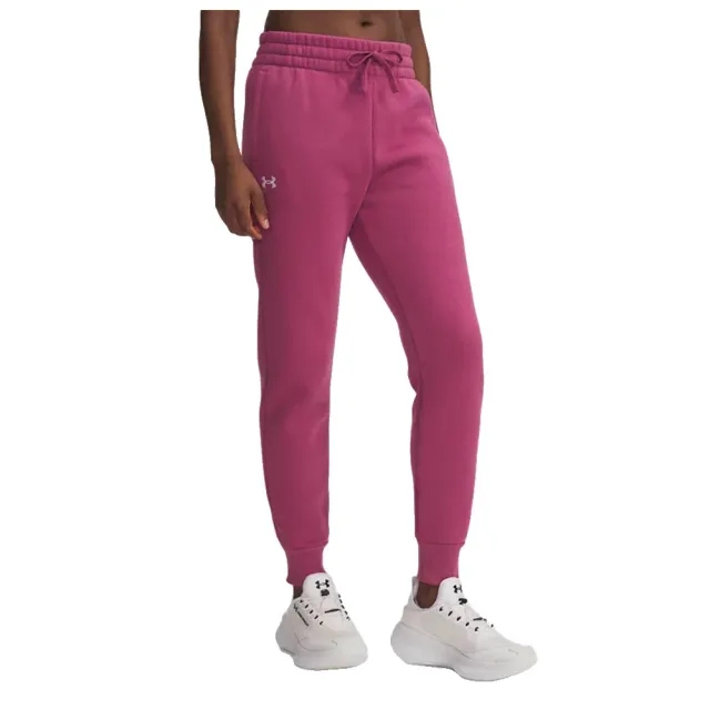 Under Armour  Rival Fleece Women's Joggers Fuchsia Dusk / White L