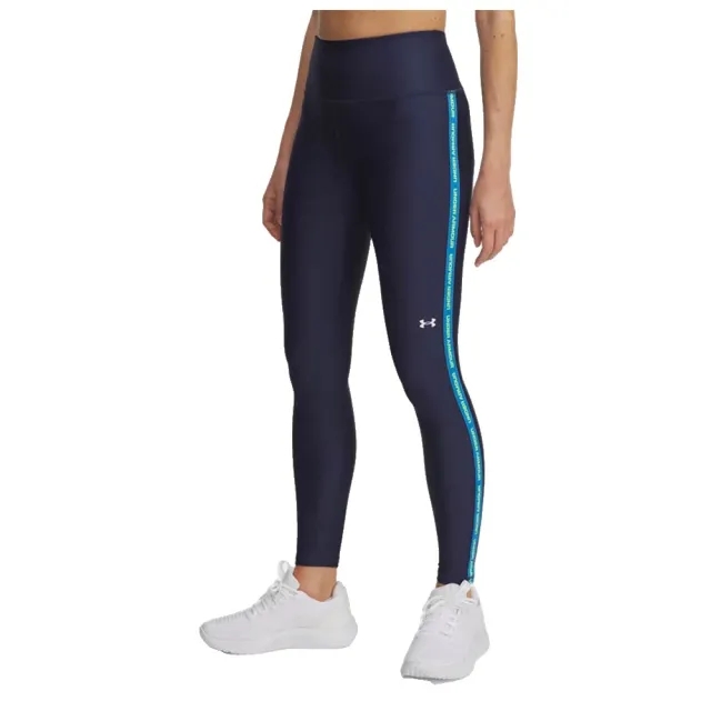 Under Armour  Tech™ Wordmark Tape Women's Leggings Washed Navy / High Vis Yellow / White L