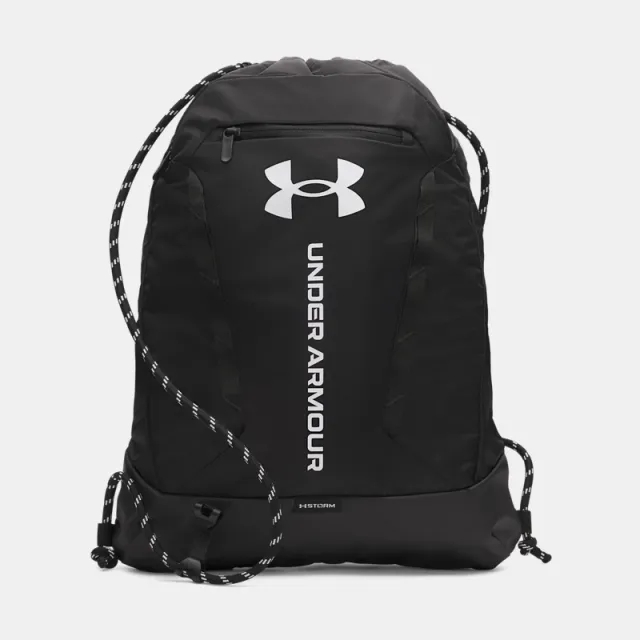 Under Armour  Hustle Sackpack Black / Black / White OSFM