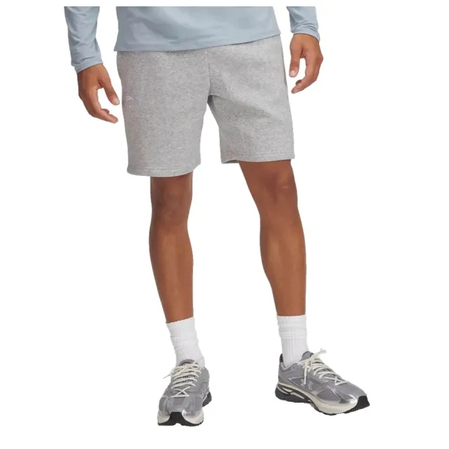 Under Armour  Icon Fleece Men's 7.75" Shorts Mod Gray Light Heather / White L