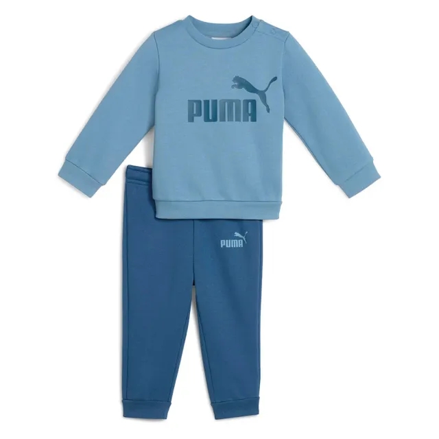 PUMA Essentials Minicats Crew Shirt Set Toddler, Cool Blue