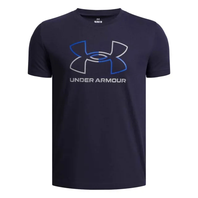 Under Armour  GL Foundation Boys' Short Sleeve Midnight Navy / Steel YLG (59 - 63 in)