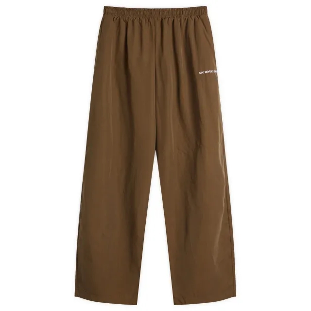 MKI Men's Sandwash Cupro Wide Leg Trousers Brown