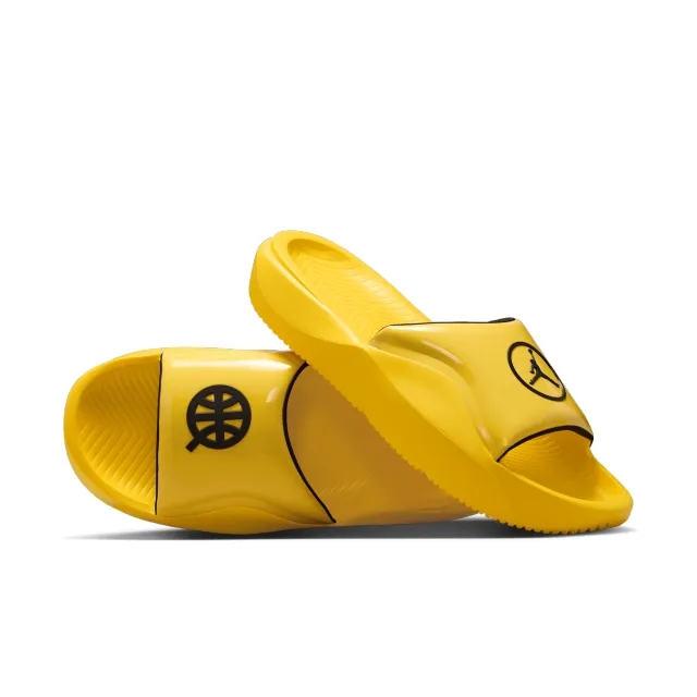 Nike Jordan Franchise Quai 54 Slides - Yellow
