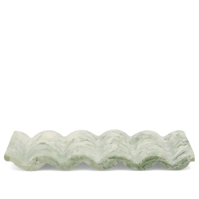ferm LIVING Mist Soap Dish Emerald/Off-White