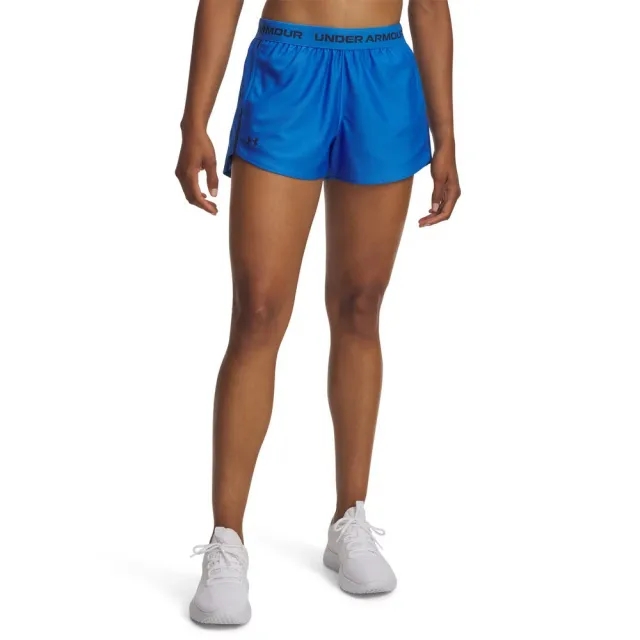 Under Armour  Tech™ Play Up Women's 3" Shorts Blue Atlantis / Washed Navy L