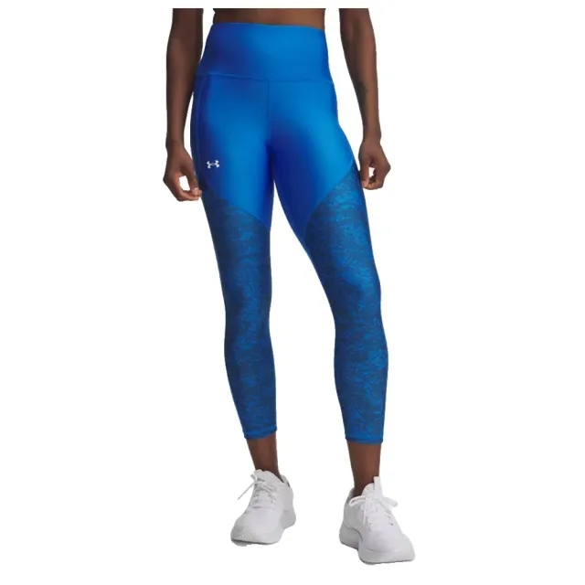 Under Armour  Tech™ Printed Panel Women's Ankle Leggings Blue Atlantis / White L