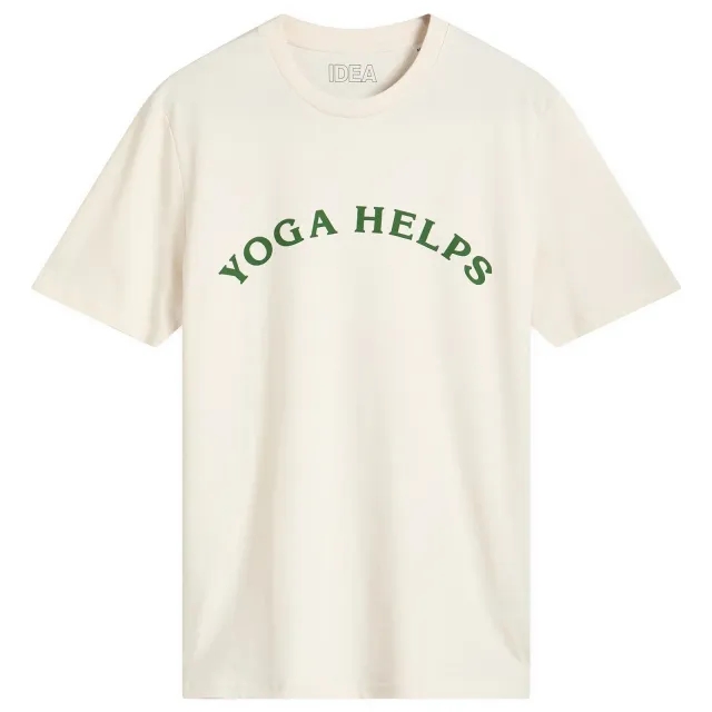 IDEA Yoga Helps T-Shirt Vintage White
