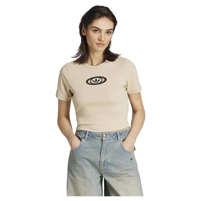 Adidas Originals Campus 2000 Back Cut Out Rib Short Sleeve T-shirt