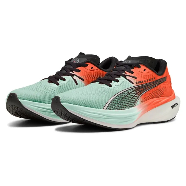 PUMA x HYROX Deviate Nitro™ 3 Running Shoes Men, Glowing Red/Mint Melt, size 10