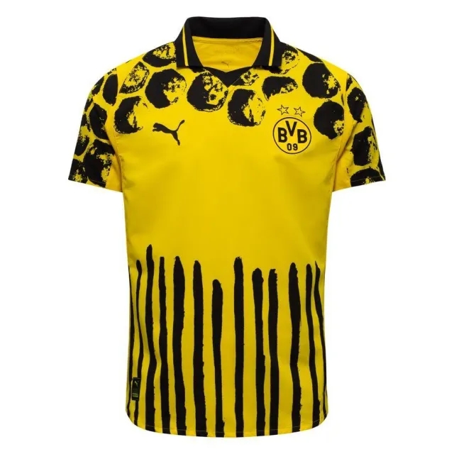 PUMA Kidsuper x Borussia Dortmund Authentic Jersey Men, Faster Yellow/Black, size 3XL