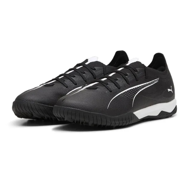 PUMA Ultra 5 Match TT Football Boots Unisex, Black/White, size 10