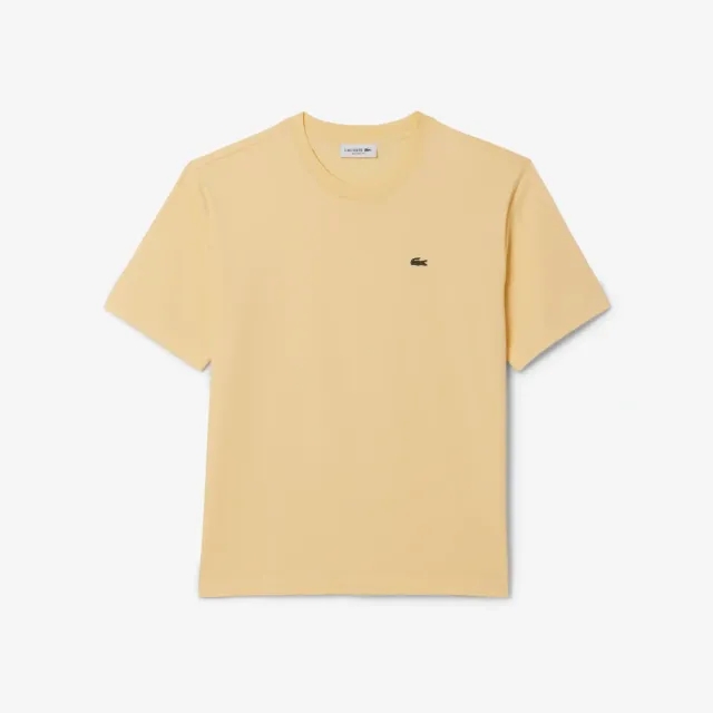 Lacoste Relaxed Fit Soft Cotton T-shirt - Yellow