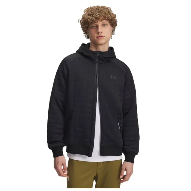 Under Armour  Unstoppable Fleece Textured Men's Full Zip Black / Black L