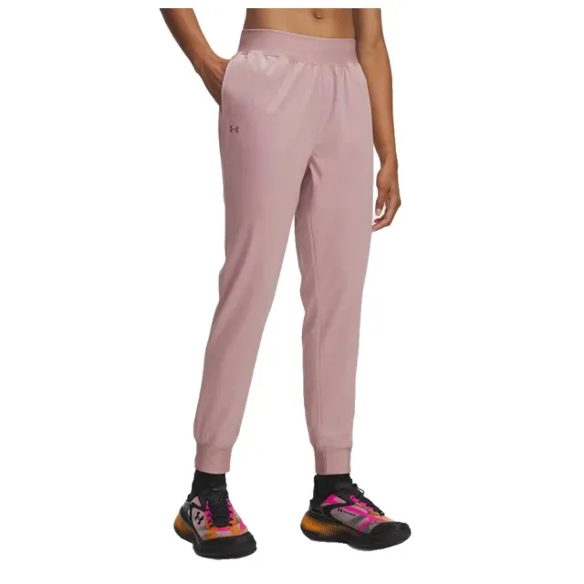 Under Armour  Rival Women's High-Rise Woven Pants Tourmaline Pink / Maroon Mist L