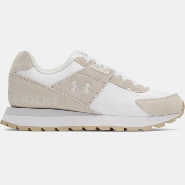 Under Armour  Essential Runner Women's Shoes White / Summit White / Metallic Silver 7.5