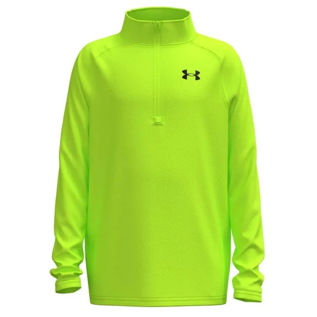 Under Armour  Tech™ 2.0 Boys' ½ Zip Hyper Green / Black YLG (59 - 63 in)