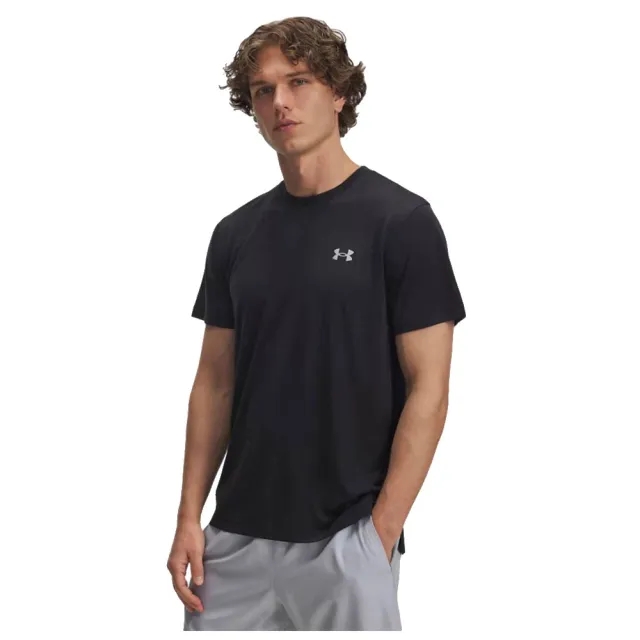 Under Armour  Launch Camo Men's Short Sleeve Black / Reflective L