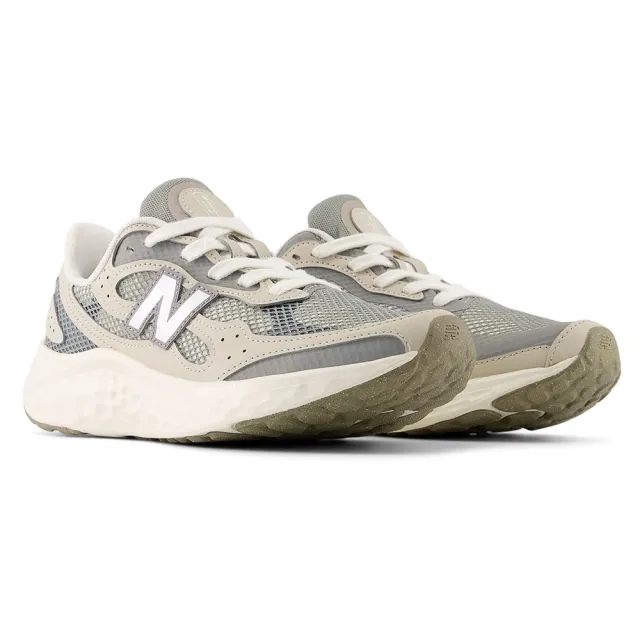 New Balance Women's Fresh Foam ARISHI v4 TIRALUX in Beige/Grey Synthetic
