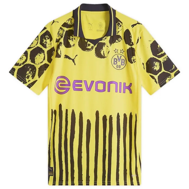 PUMA Kidsuper x Borussia Dortmund Jersey Men, Faster Yellow/Black