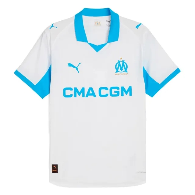 Puma Olympique Marseille 24/25 Home Short Sleeve T-shirt