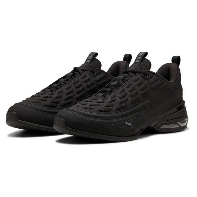PUMA Meza Sneakers Unisex, Black/Cool Dark Grey, size 10