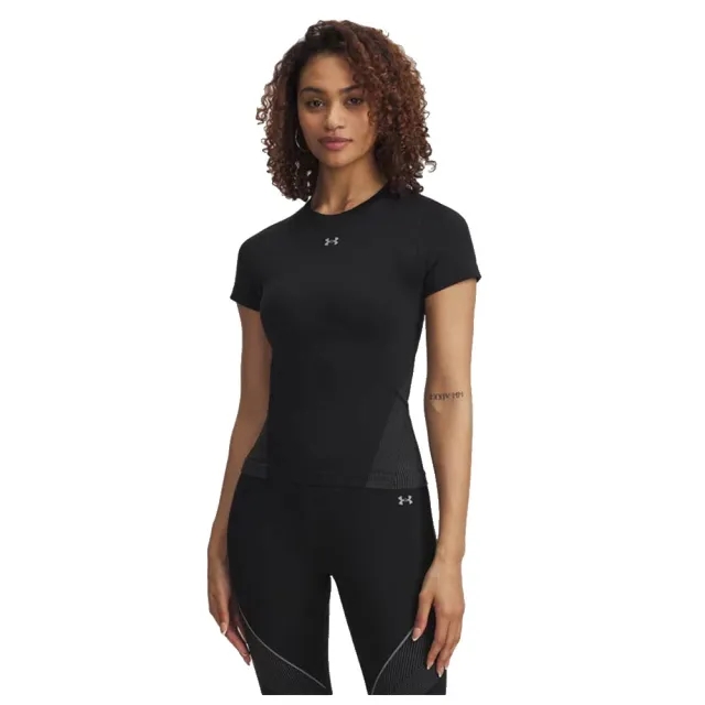 Under Armour  Vanish Seamless Women's Short Sleeve Black / Steel / Steel L