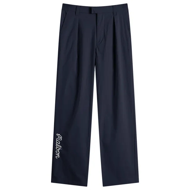 Malbon Men's Magnolia Pleated Pant Navy