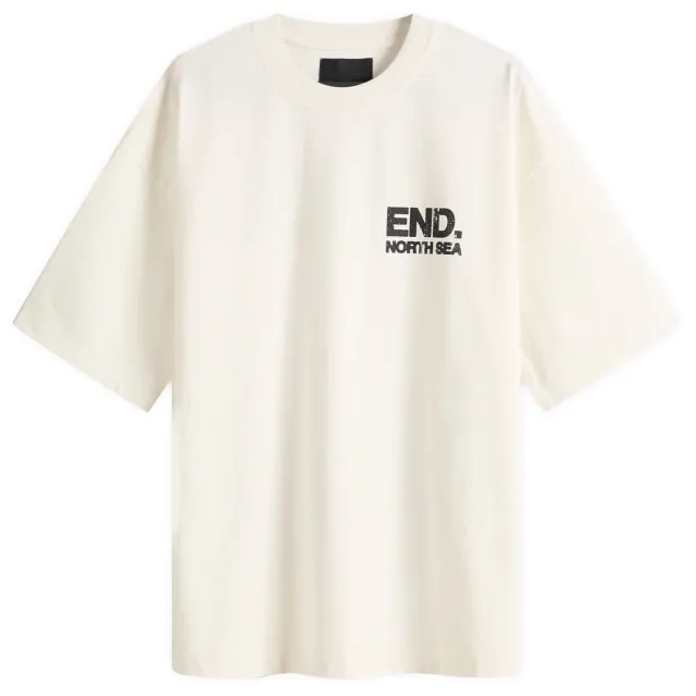 END. Coastal Locals Only T-Shirt Ecru
