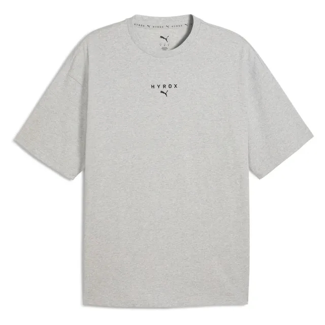 PUMA x HYROX Lifestyle T-Shirt Men, Light Grey Heather, size Large