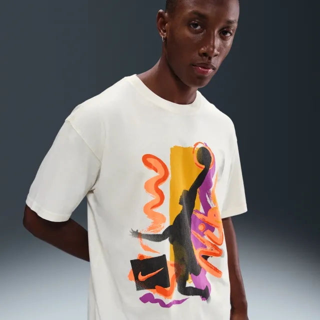 Nike Men's Max90 Basketball T-Shirt - White