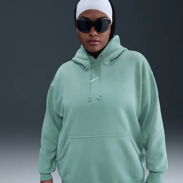 Nike Sportswear Phoenix Fleece Women's Oversized Pullover Hoodie - Green - Fleece > Phoenix Fleece