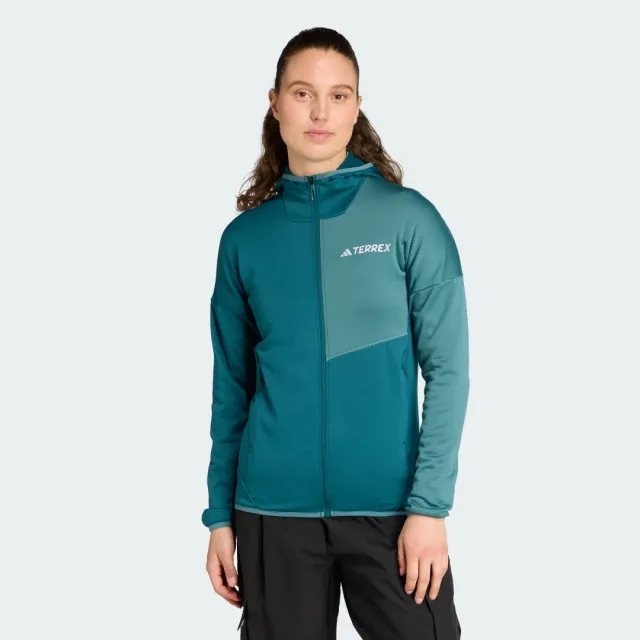 adidas Terrex Xperior Climawarm Light Fleece Hooded Jacket