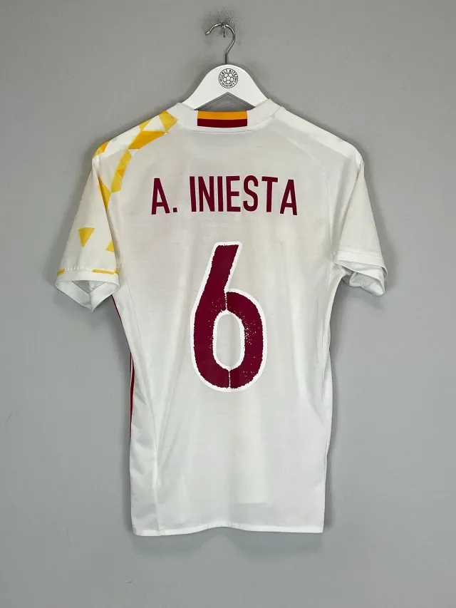 2016/17 SPAIN A.INIESTA #6 HOME SHIRT (S) ADIDAS | Cult Kits