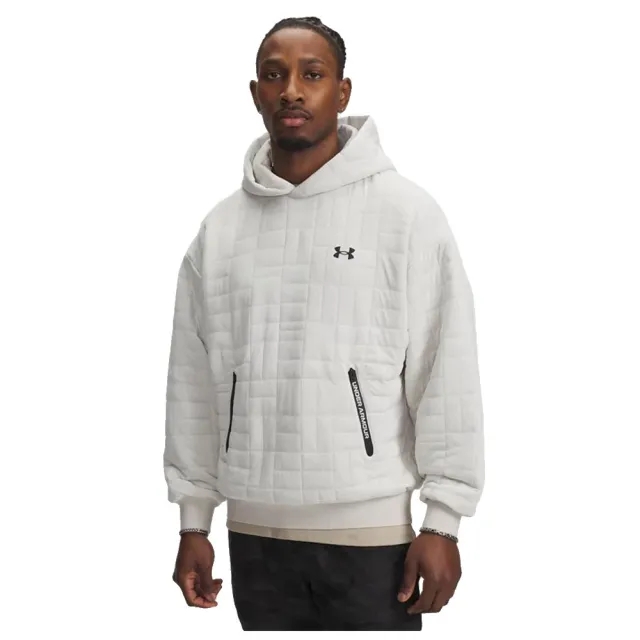 Under Armour  Unstoppable Fleece Textured Men's Hoodie Summit White / Black L