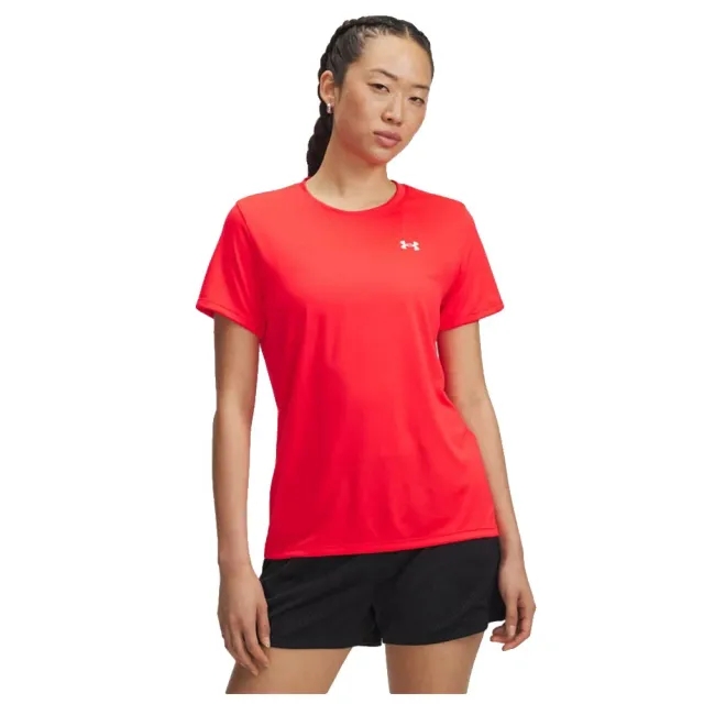 Under Armour  Tech™ Women's Short Sleeve Racer Red / White S