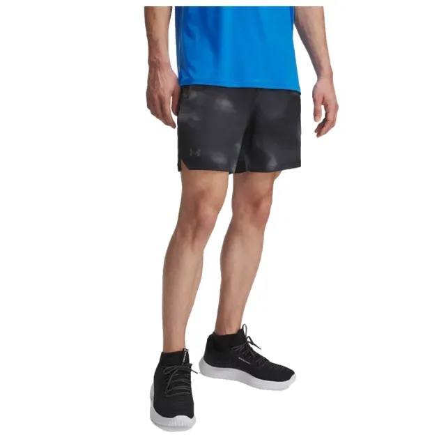 Under Armour  Vanish Woven Printed Men's 6 Shorts Black / Castlerock L