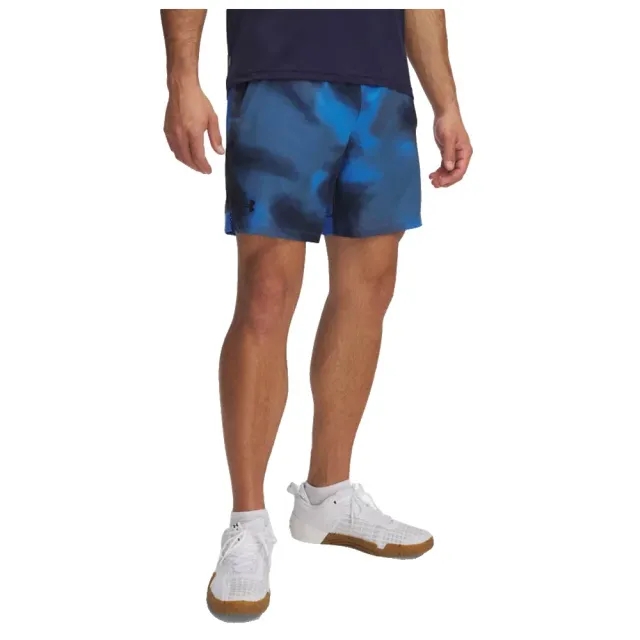 Under Armour  Vanish Woven Printed Men's 6 Shorts Blue Atlantis / Black L