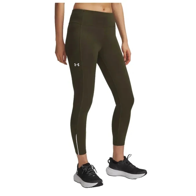 Under Armour  Launch Women's Ankle Tights Expedition Green / Reflective L