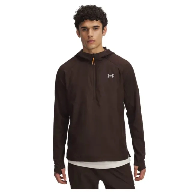 Under Armour  Launch Trail Men's Hoodie Kona Brown / Reflective L