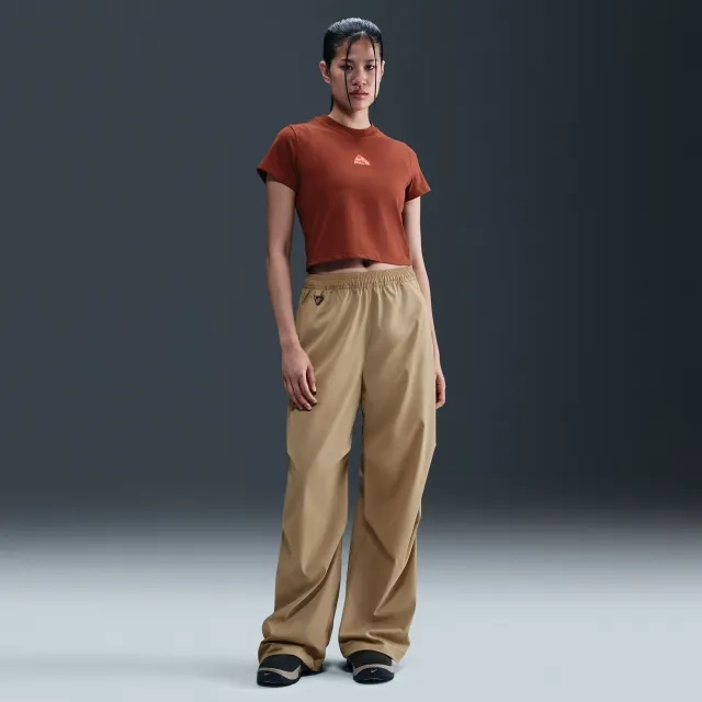 Nike ACG 'Activitorium' Women's High-Waisted UV Trousers - Brown - Polyester/Elastane