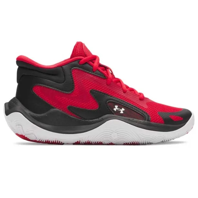 Under Armour  Jet '25 Grade School Basketball Shoes Red / Black / White 3.5