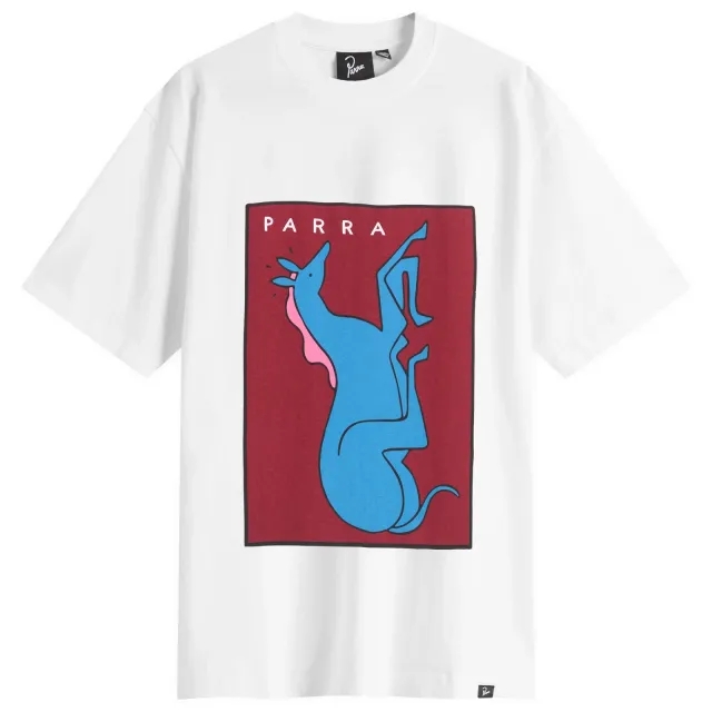 By Parra Men's Vertical Horse T-Shirt White