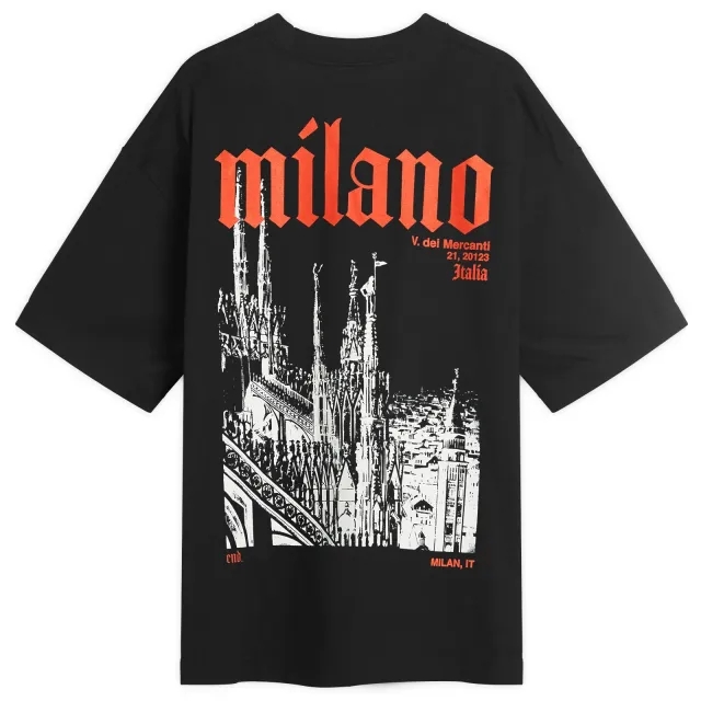 END. City Series 2.0 Milan T-Shirt Black
